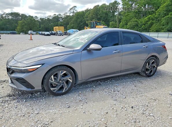 KMHLS4DG3RU746725 2024 HYUNDAI ELANTRA Gray Vista tres cuartos delantera izquierda