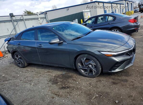 KMHLS4DG8RU748079 2024 HYUNDAI ELANTRA Зеленый Передняя правая четверть