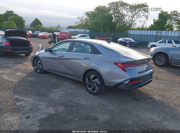 KMHLS4DGXSU971553 2025 HYUNDAI ELANTRA Серебряный Задняя левая четверть