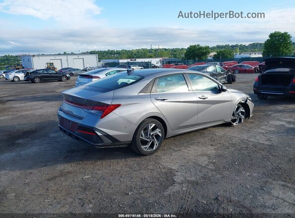KMHLS4DGXSU971553 2025 HYUNDAI ELANTRA Серебряный Задняя правая четверть