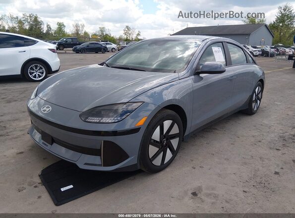 KMHM24AAXRA070201 2024 HYUNDAI IONIQ 6 Серый Передняя левая четверть