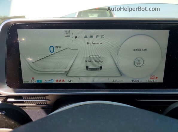 KMHM34AA5PA043675 2023 HYUNDAI IONIQ Серебряный Вид щитка приборов
