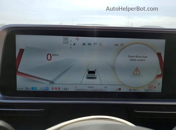 KMHM34AC2RA066626 2024 HYUNDAI IONIQ Белый Вид щитка приборов