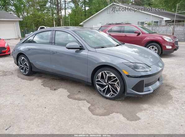 KMHM54AA2PA036676 2023 HYUNDAI IONIQ 6 Синий Передняя правая четверть