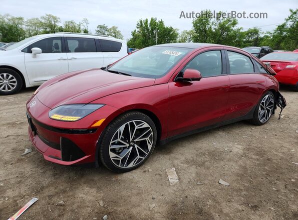 KMHM54AC8RA077401 2024 HYUNDAI IONIQ Красный Передняя левая четверть
