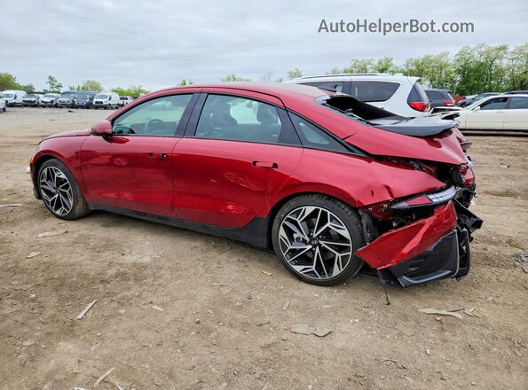 KMHM54AC8RA077401 2024 HYUNDAI IONIQ Красный Задняя левая четверть