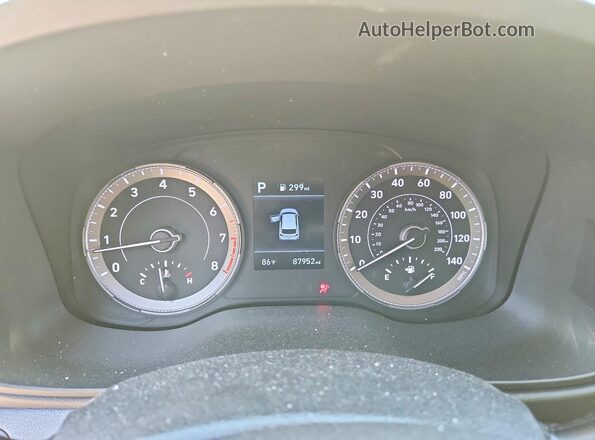 KMHRB8A38MU125282 2021 HYUNDAI VENUE Зеленый Вид щитка приборов