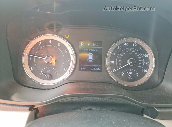 KMHRC8A30LU030954 2020 HYUNDAI VENUE Белый Вид щитка приборов