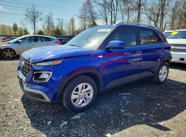 KMHRC8A31LU023026 2020 HYUNDAI VENUE Синий Передняя левая четверть