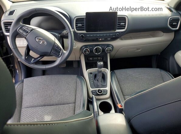 KMHRC8A31PU249699 2023 HYUNDAI VENUE Blue Widok deski rozdzielczej