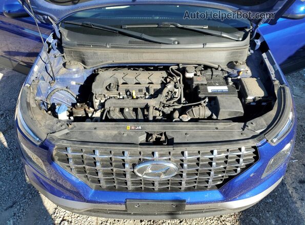 KMHRC8A32LU023052 2020 HYUNDAI VENUE Синий Вид подкапотного пространства