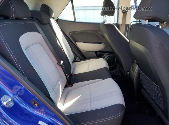 KMHRC8A32LU023052 2020 HYUNDAI VENUE Синий Вид задней части салона