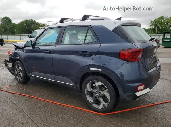 KMHRC8A32MU117241 2021 HYUNDAI VENUE Синий Задняя левая четверть
