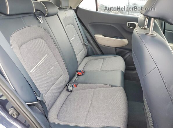 KMHRC8A32MU117241 2021 HYUNDAI VENUE Синий Вид задней части салона