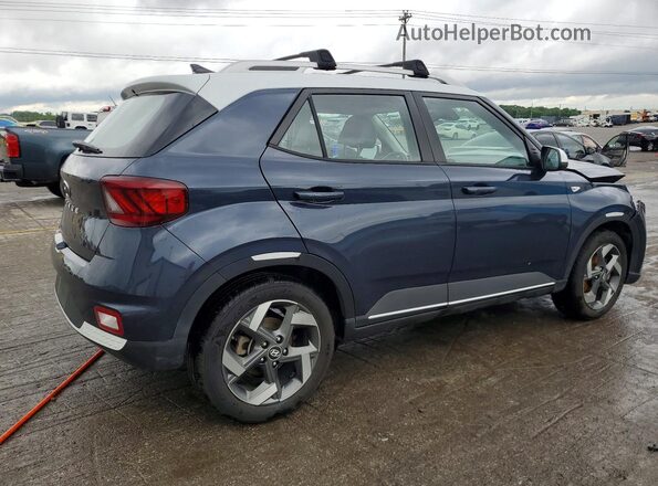 KMHRC8A32MU117241 2021 HYUNDAI VENUE Синий Задняя правая четверть
