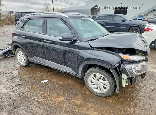 KMHRC8A33NU206706 2022 HYUNDAI VENUE Черный Передняя правая четверть