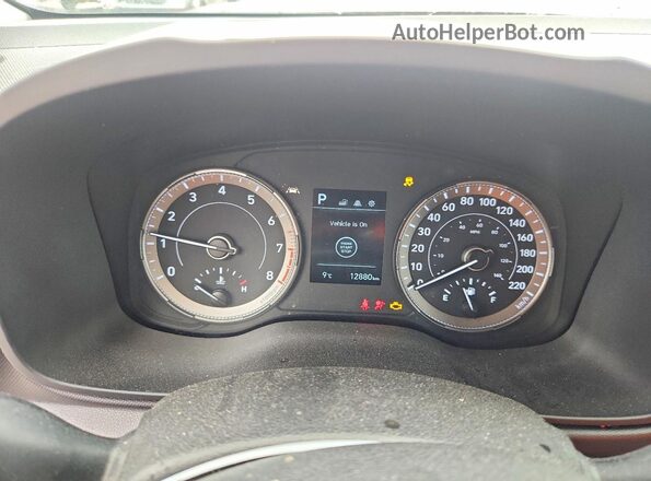 KMHRC8A33NU206706 2022 HYUNDAI VENUE Черный Вид щитка приборов
