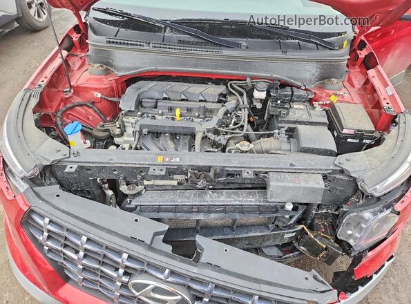 KMHRC8A34RU335981 2024 HYUNDAI VENUE Красный Вид задней части салона