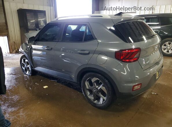 KMHRC8A36MU064401 2021 HYUNDAI VENUE Серый Задняя левая четверть