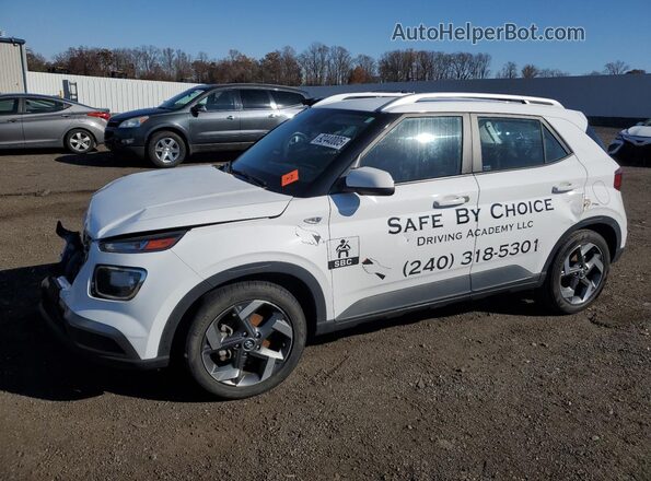 KMHRC8A36MU103746 2021 HYUNDAI VENUE Белый Передняя левая четверть