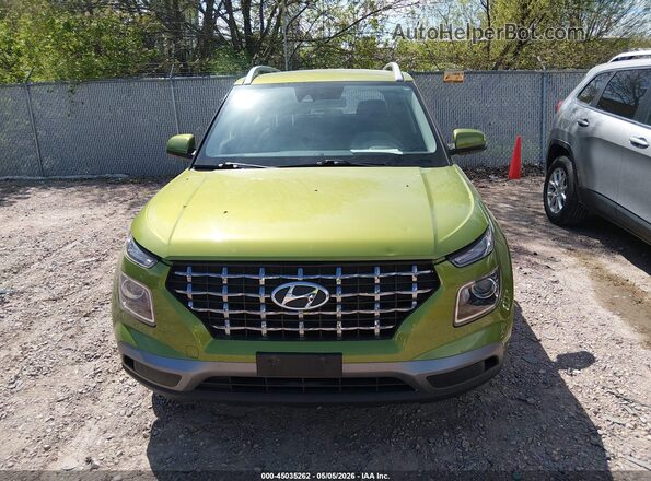 KMHRC8A38LU043791 2020 HYUNDAI VENUE Green ხელსაწყოთა პანელის ხედი
