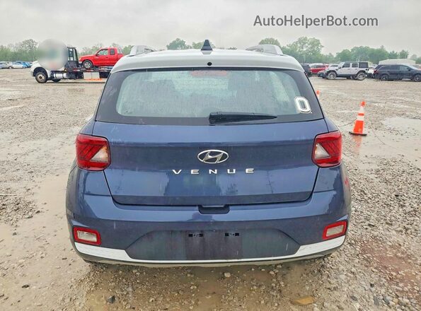 KMHRC8A38MU108205 2021 HYUNDAI VENUE Синий Вид сзади