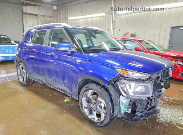 KMHRC8A38RU299566 2024 HYUNDAI VENUE Blue Przód prawy