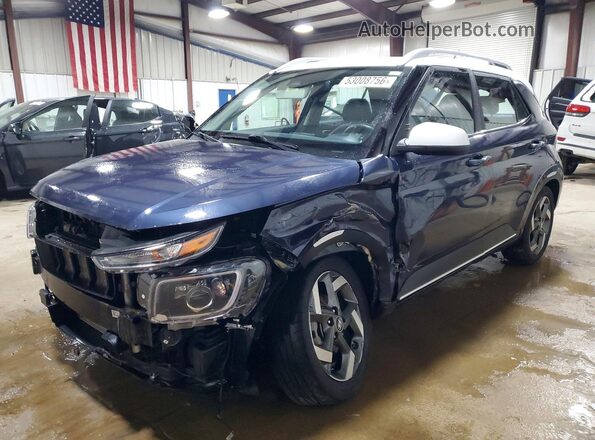 KMHRC8A3XPU212294 2023 HYUNDAI VENUE Синий Передняя левая четверть