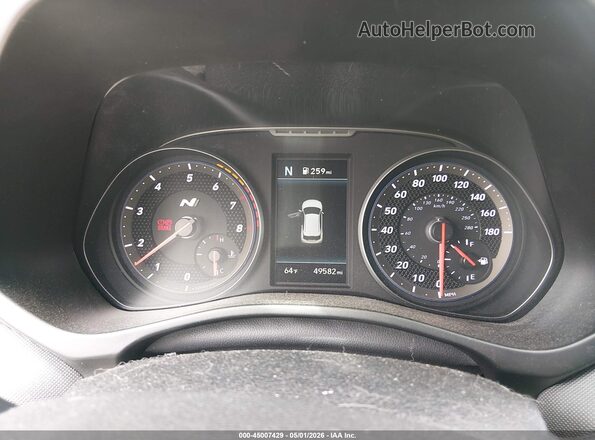 KMHT36AH5LU005117 2020 HYUNDAI VELOSTER N White უკანა სავარძლების ხედი