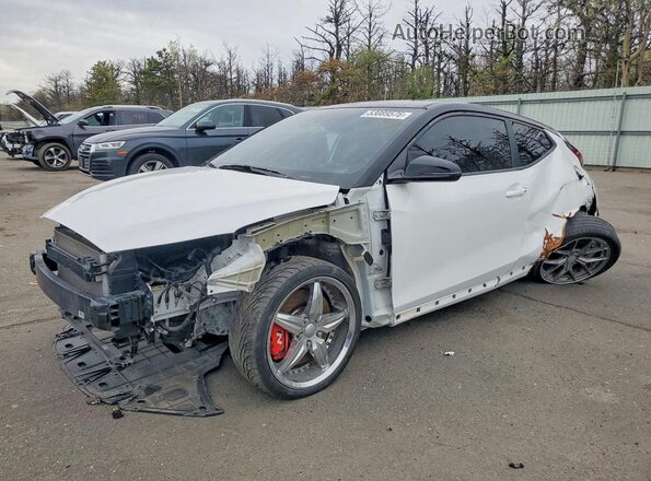 KMHT36AH6MU010389 2021 HYUNDAI VELOSTER White Vista tres cuartos delantera izquierda