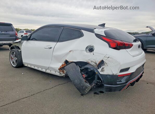KMHT36AH6MU010389 2021 HYUNDAI VELOSTER White Trasero izquierdo