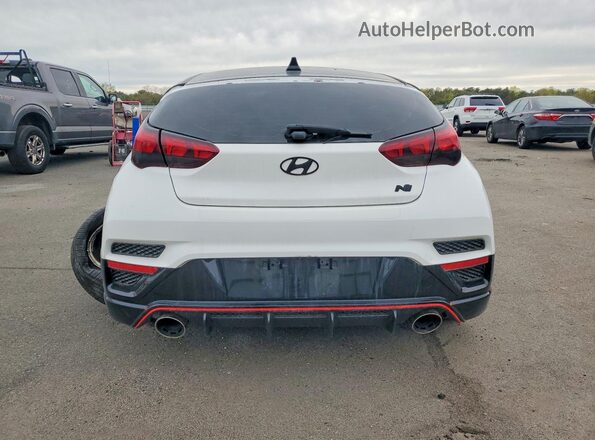 KMHT36AH6MU010389 2021 HYUNDAI VELOSTER White Vista trasera