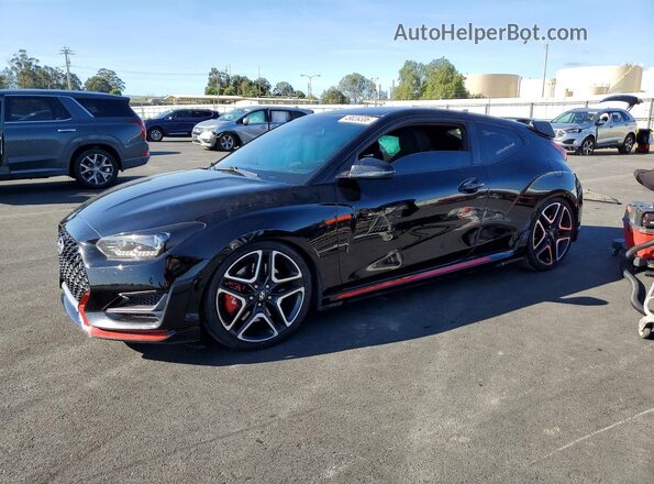KMHT36AH8LU005984 2020 HYUNDAI VELOSTER Черный Передняя левая четверть