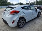 2017 Hyundai Veloster Base White vin: KMHTC6AD0HU308522