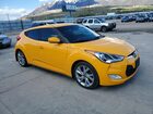 2017 Hyundai Veloster Base Желтый vin: KMHTC6AD0HU311338