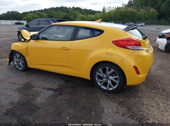 KMHTC6AD1GU290160 2016 HYUNDAI VELOSTER Желтый Задняя левая четверть