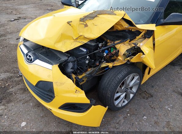KMHTC6AD1GU290160 2016 HYUNDAI VELOSTER Желтый Вид спереди