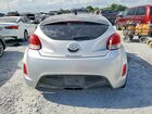 2017 Hyundai Veloster Value Edition Silver vin: KMHTC6AD2HU317626