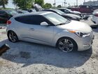 2017 Hyundai Veloster Value Edition Silver vin: KMHTC6AD2HU317626