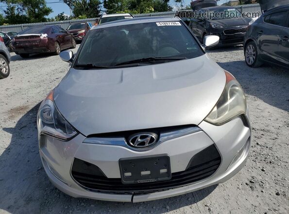KMHTC6AD2HU317626 2017 HYUNDAI VELOSTER Silver Vista frontal