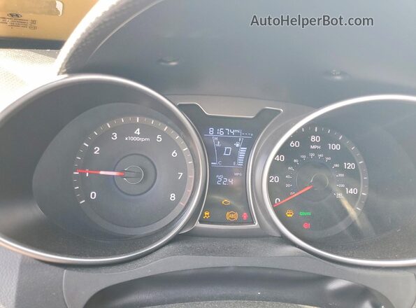 KMHTC6AD2HU317626 2017 HYUNDAI VELOSTER Silver Vista del cuadro de instrumentos