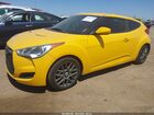 2016 Hyundai Veloster   Yellow vin: KMHTC6AD3GU264837