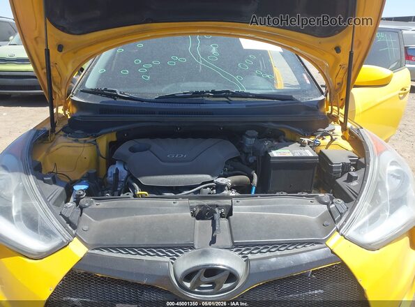 KMHTC6AD3GU264837 2016 HYUNDAI VELOSTER Yellow Հետևի տեսք