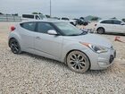 2016 Hyundai Veloster Base Silver vin: KMHTC6AD3GU283453