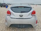 2016 Hyundai Veloster Base Silver vin: KMHTC6AD3GU283453
