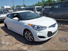 2016 Hyundai Veloster   Белый vin: KMHTC6AD3GU289625