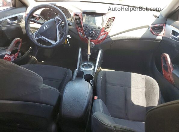 KMHTC6AD3HU305646 2017 HYUNDAI VELOSTER Red Vista del salpicadero
