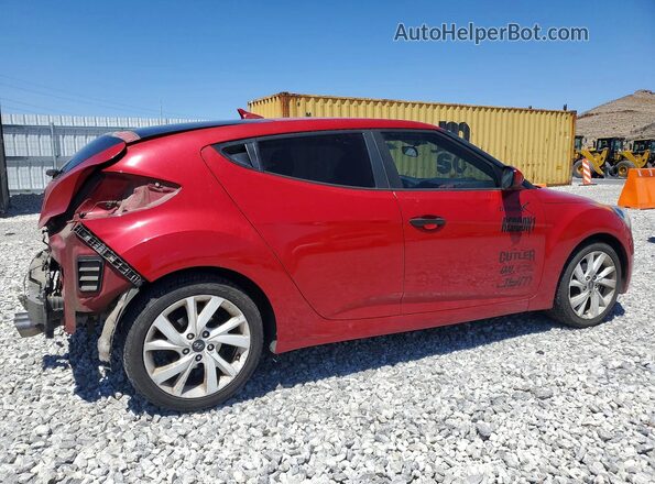 KMHTC6AD3HU305646 2017 HYUNDAI VELOSTER Red Trasero derecho