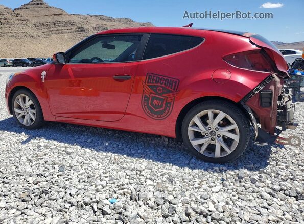 KMHTC6AD3HU305646 2017 HYUNDAI VELOSTER Red Trasero izquierdo