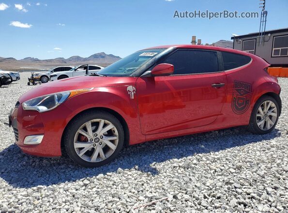 KMHTC6AD3HU305646 2017 HYUNDAI VELOSTER Red Vista tres cuartos delantera izquierda